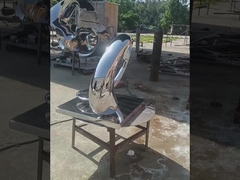 Esculturas abstratas famosas do estilo moderno do metal para a decoração interna