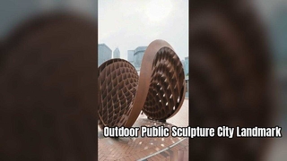 A escultura pública de Corten em grande escala tornou-se uma característica da paisagem urbana altamente memorável.