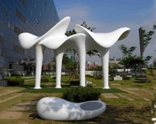Escultura exterior do metal da arte pública de aço inoxidável para a decoração da plaza