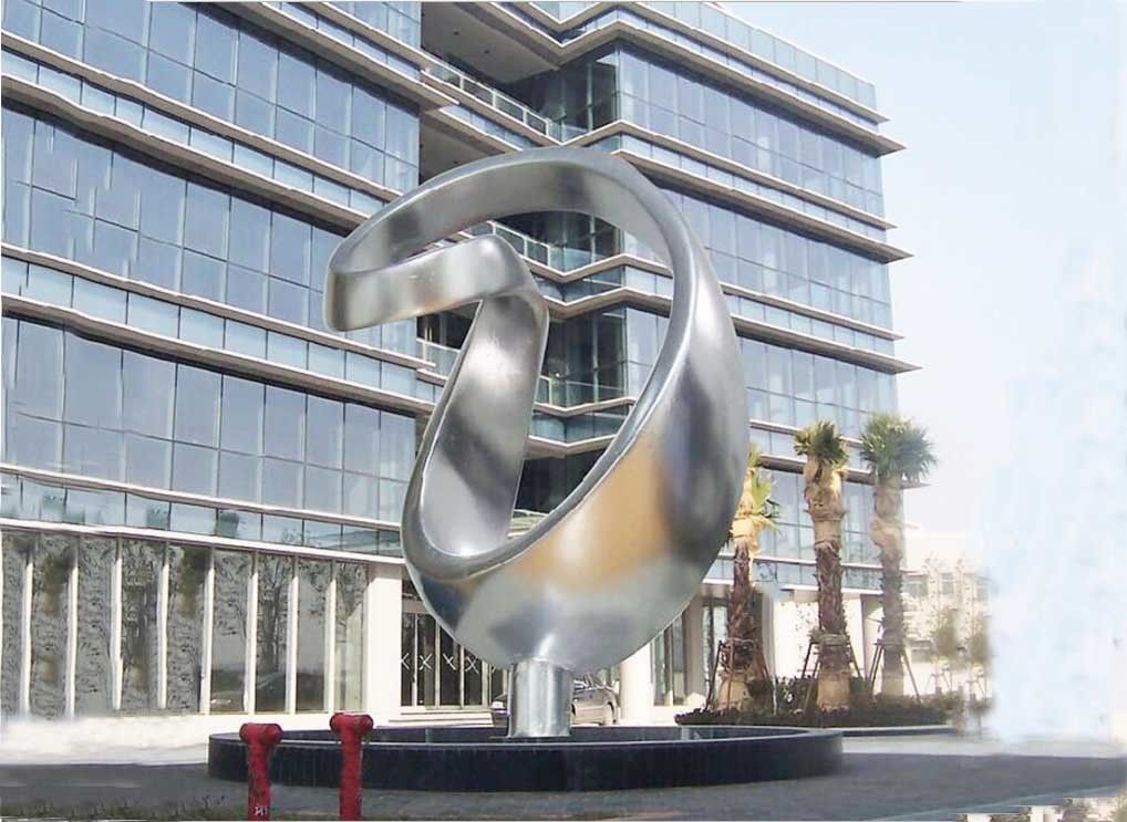 ODM exterior das esculturas do metal do projeto da arte abstrato o grande aceita a longa vida