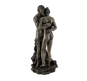 Estátuas de beijo dos pares do Nude moderno da escultura de bronze do molde para a decoração pública